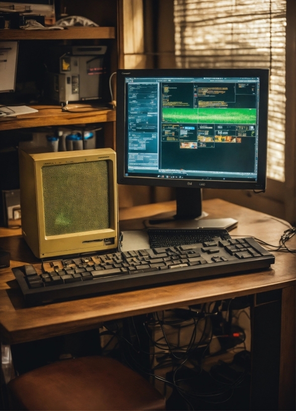 Computer, Personal Computer, Table, Computer Monitor, Furniture, Peripheral