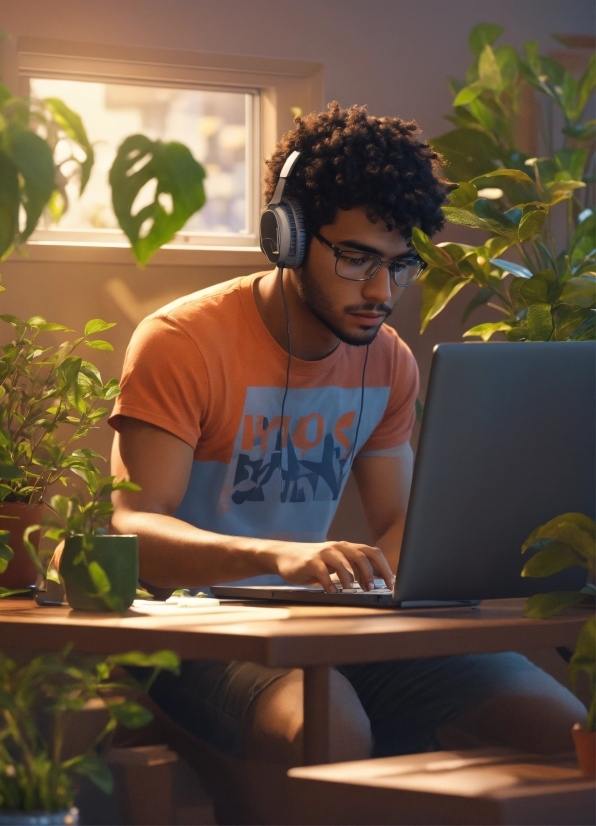 Computer, Plant, Personal Computer, Laptop, Netbook, Table