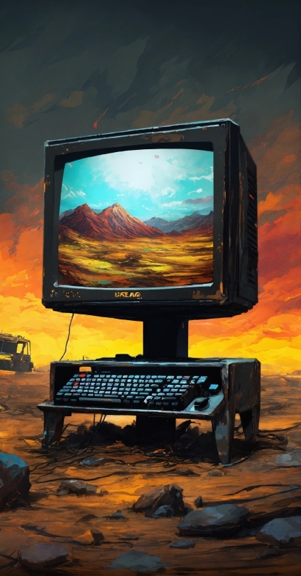 Computer, Sky, Personal Computer, Output Device, Television Set, Flat Panel Display