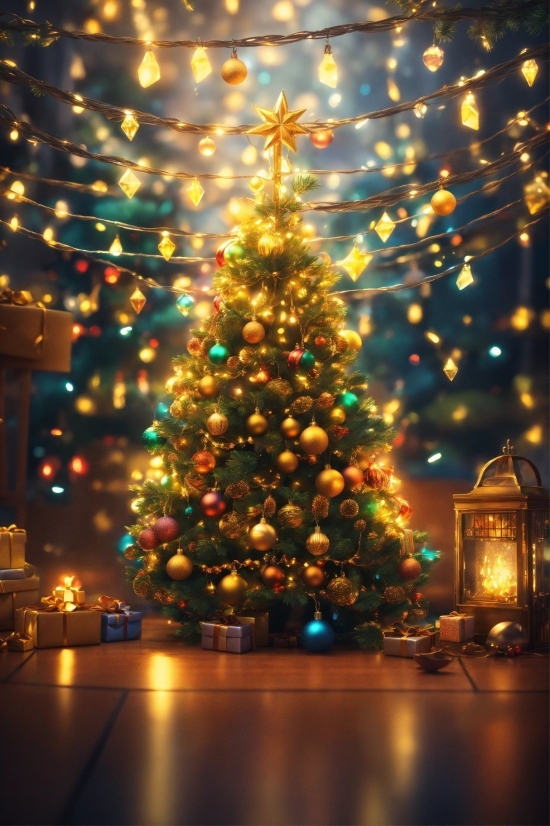 Copyright Free Youtube Thumbnail Background, Christmas Tree, Christmas Ornament, Branch, Holiday Ornament, Architecture