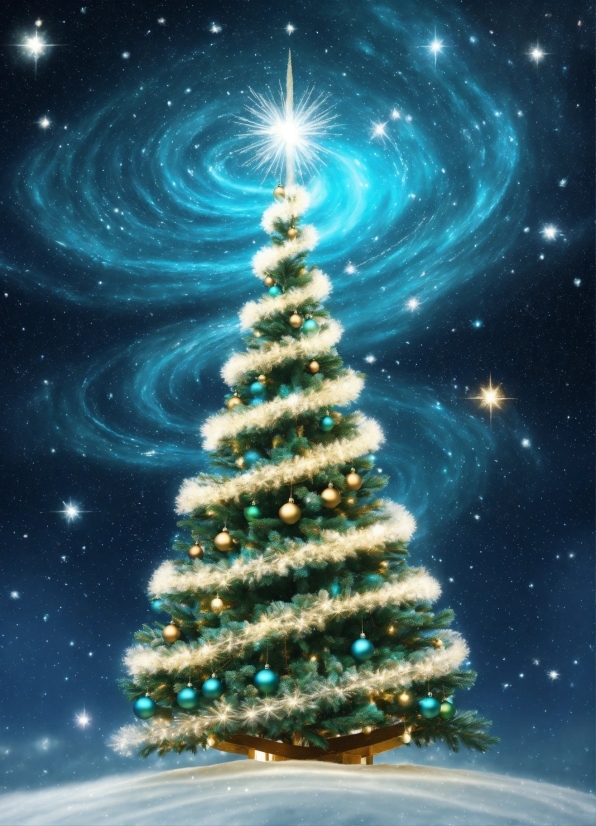 Coreldraw Vector Free Download, Christmas Tree, World, Light, Nature, Lighting