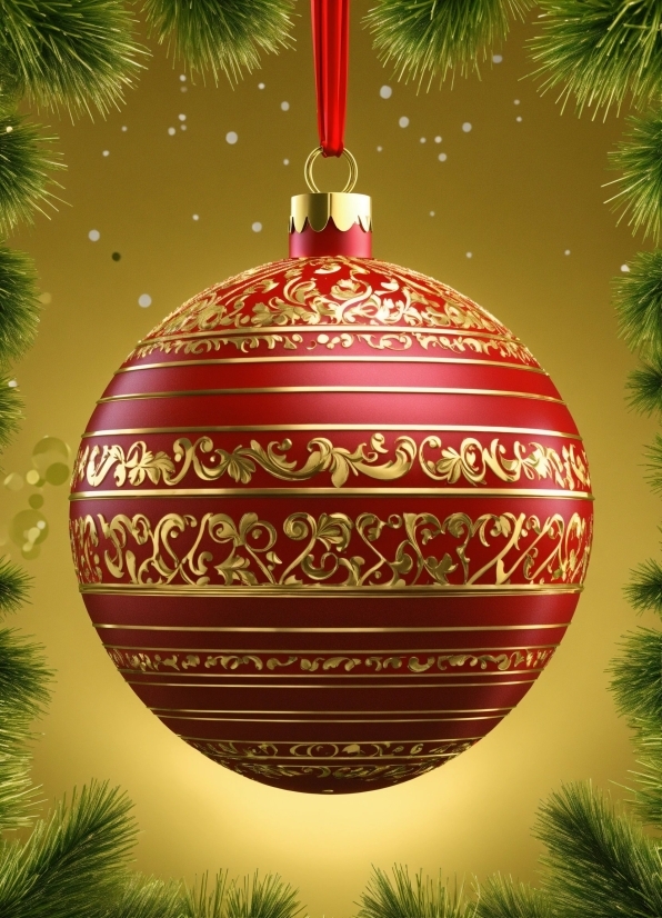 Creative Abstract Painting, Christmas Tree, Christmas Ornament, Light, Holiday Ornament, Lighting