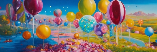 Daytime, Light, Nature, Balloon, Decoration, Pink