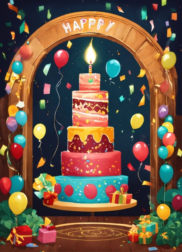 Decoration, Cake Decorating, Candle, Cake, Birthday Party, Christmas Decoration