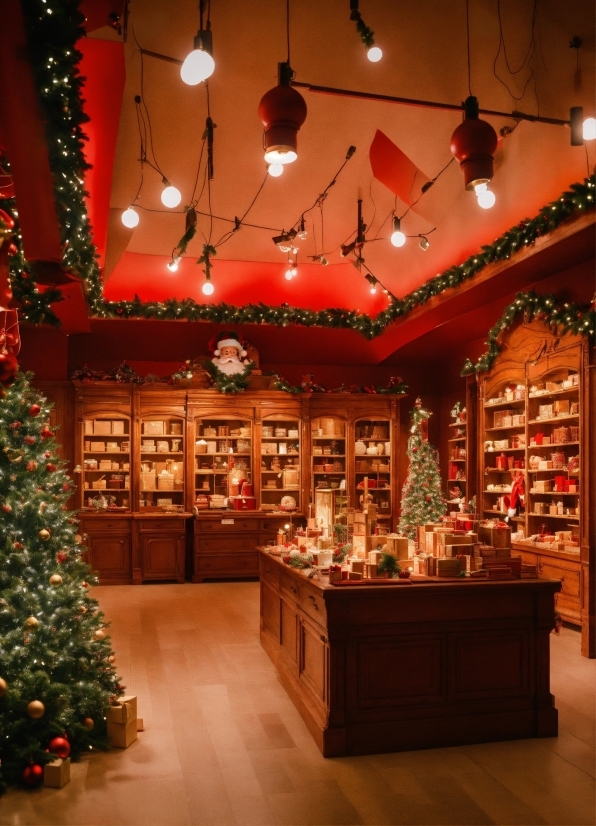 Decoration, Light, Christmas Tree, Lighting, Interior Design, Wood