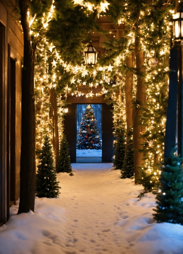 Decoration, Plant, Branch, Interior Design, Snow, Ornament