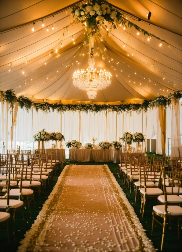 Decoration, Plant, Textile, Wedding Banquet, Chair, Flower Arranging