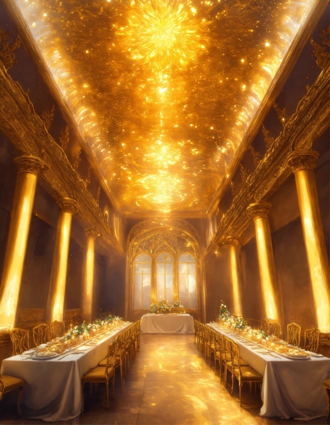 Decoration, Property, Light, Amber, Gold, Lighting
