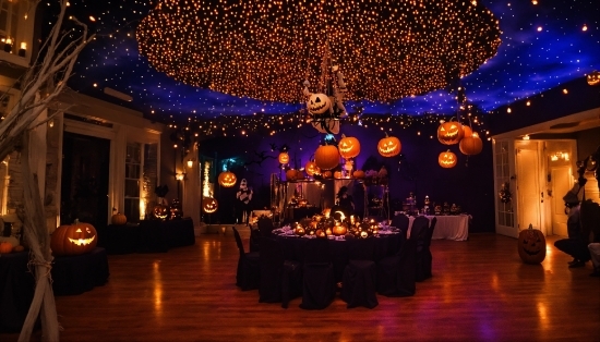 Decoration, Purple, Entertainment, Sky, Chair, Function Hall