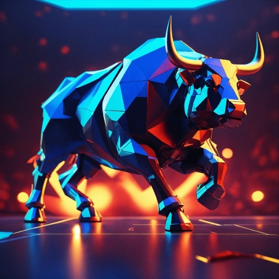 Entertainment, Performing Arts, Electric Blue, Art, Event, Bull