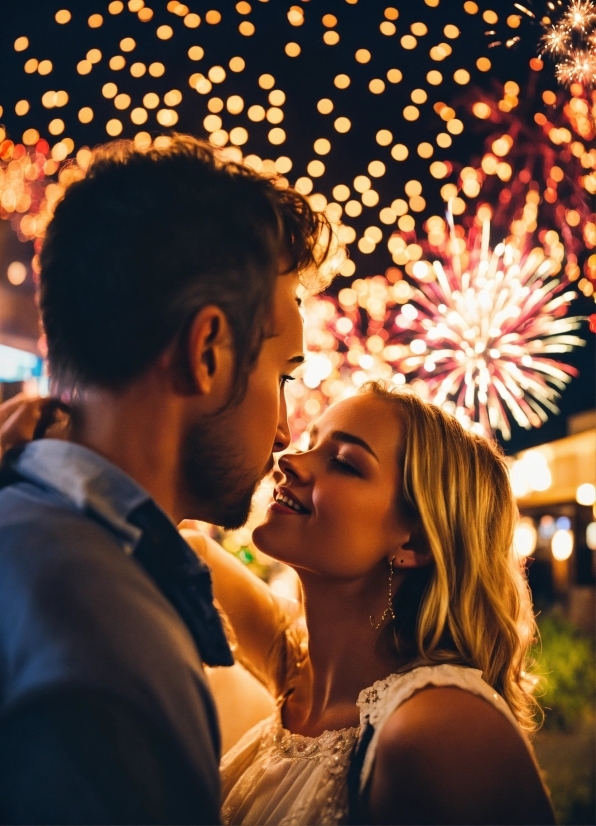 Figma Graph Design, Human, Flash Photography, Fireworks, Orange, Gesture