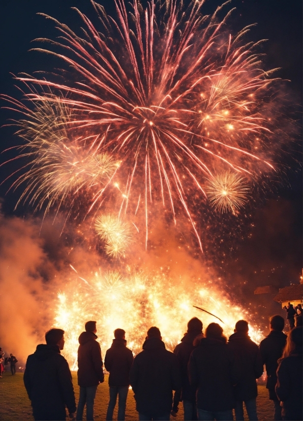 Fireworks, World, Entertainment, Crowd, Sky, Recreation