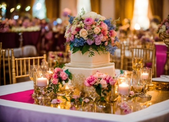 Flower, Plant, Decoration, Table, Orange, Wedding Banquet