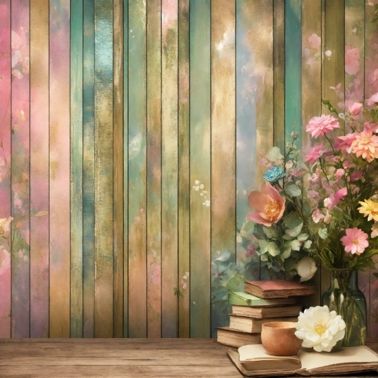 Flower, Plant, Window, Wood, Door, Textile