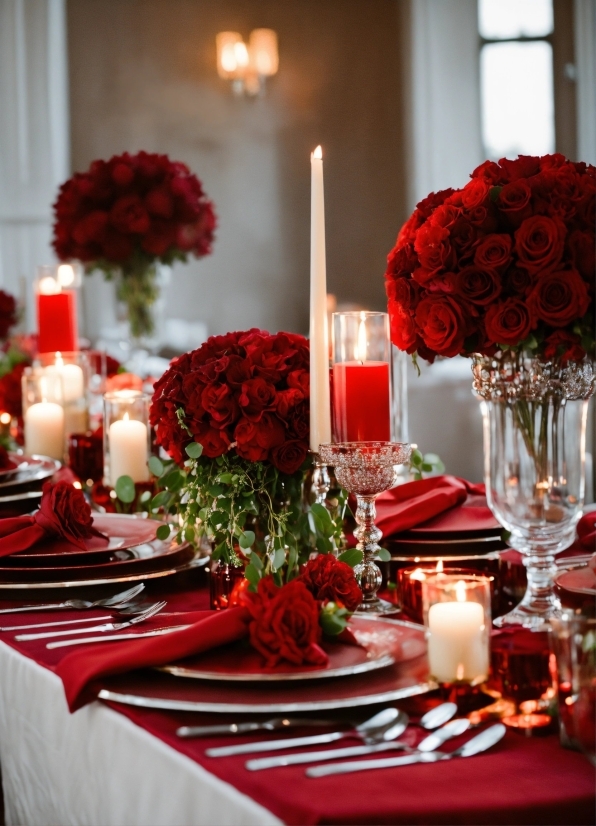 Flower, Table, Tableware, Furniture, Candle, Decoration