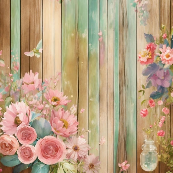 Flower, Window, Plant, Green, Petal, Textile