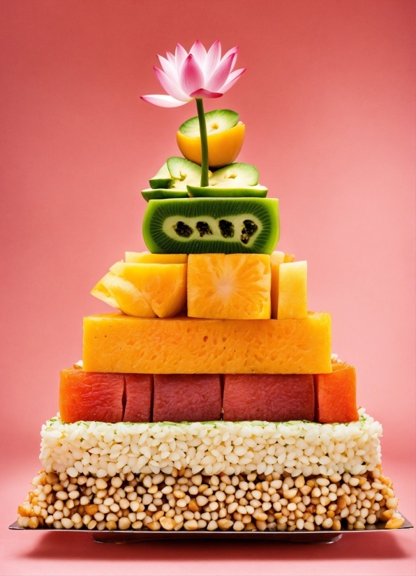 Food, Cake Decorating, Cake, Cake Decorating Supply, Flower, Orange