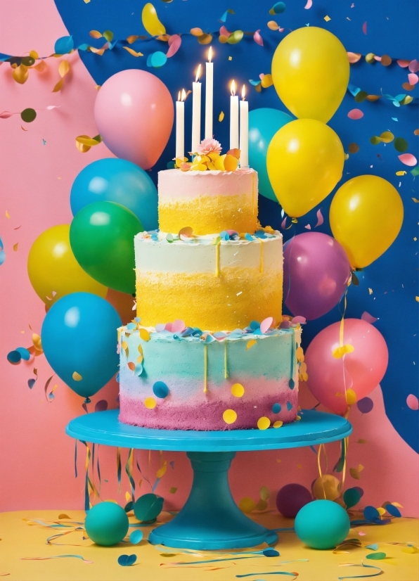Food, Candle, Cake Decorating, Blue, Cake Decorating Supply, Birthday Candle