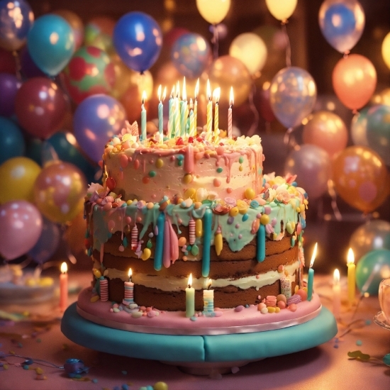 Food, Candle, Decoration, Cake Decorating, Birthday Candle, Cake