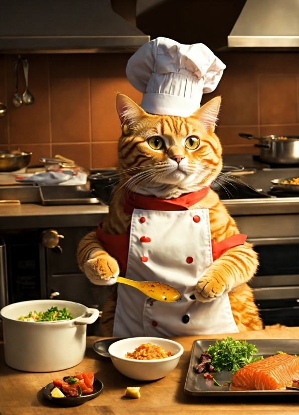 Food, Cat, Tableware, Recipe, Carnivore, Felidae