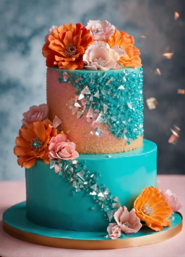 Food, Flower, Cake Decorating, Cake, Cake Decorating Supply, Orange