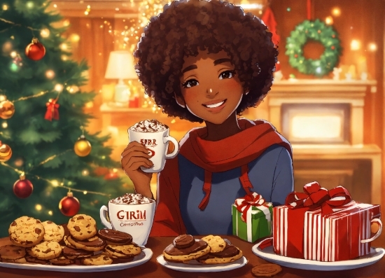 Food, Smile, Tableware, Christmas Tree, Ingredient, Recipe