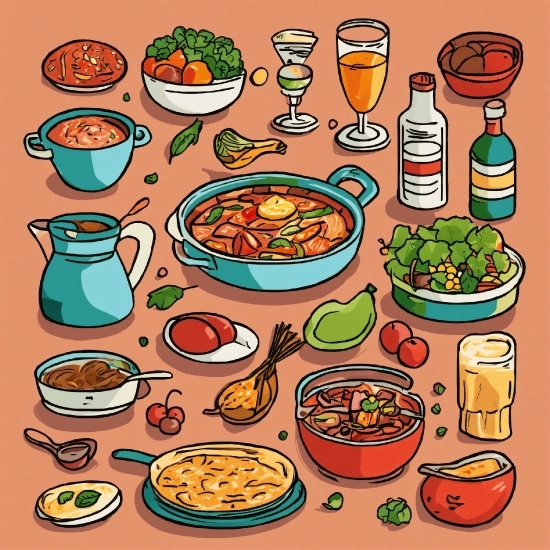 Food, Tableware, Dishware, Art, Recipe, Drinkware