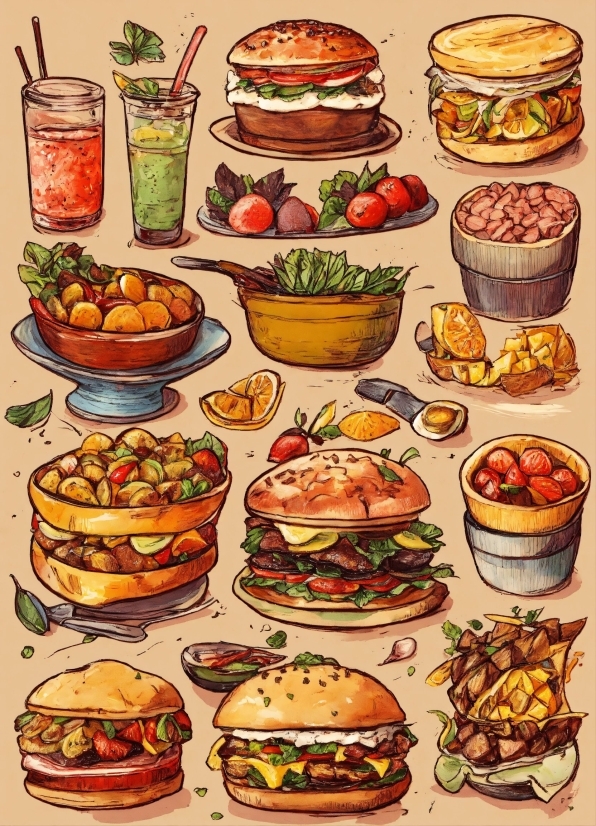 Food, Tableware, Ingredient, Recipe, Staple Food, Fast Food