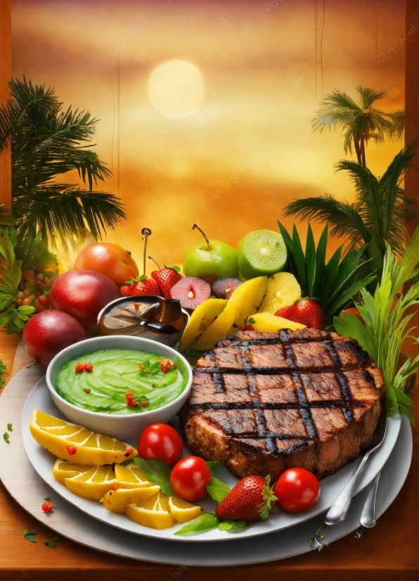 Food, Tableware, Plant, Fruit, Ingredient, Plate