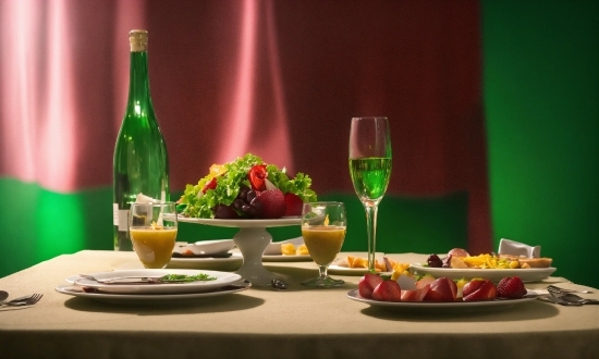 Food, Tableware, Table, Drinkware, Stemware, Green