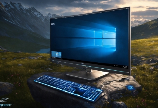 Free Flower Images, Computer, Cloud, Sky, Personal Computer, Output Device