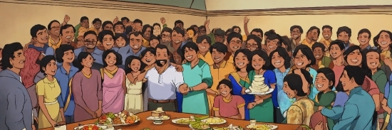 Free Illustration, Smile, Food, Tableware, Sharing, Cuisine