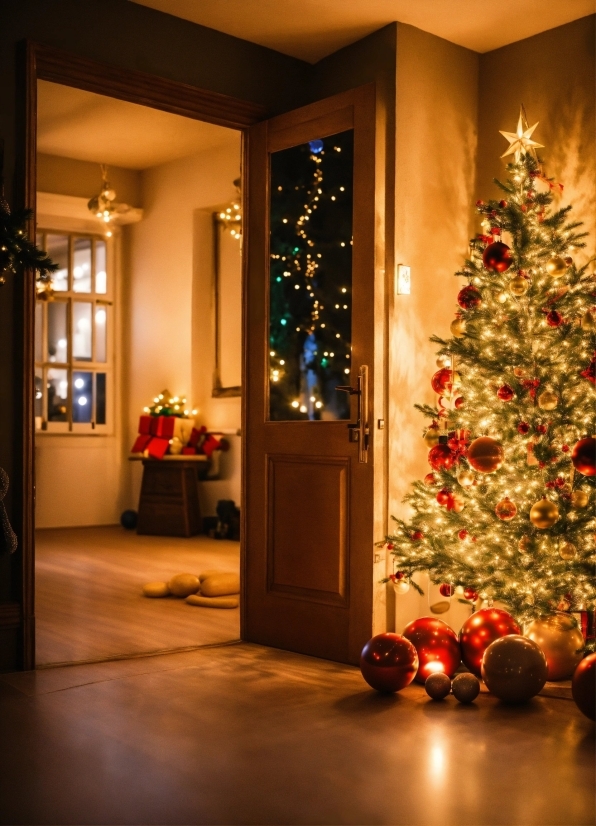 Free Vector Graphics For Commercial Use, Christmas Tree, Plant, Property, Christmas Ornament, Light