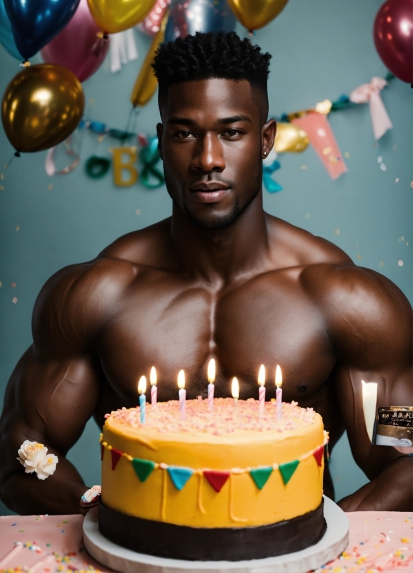 Funny Kitchen Prints, Food, Candle, Muscle, Birthday Candle, Cake Decorating Supply