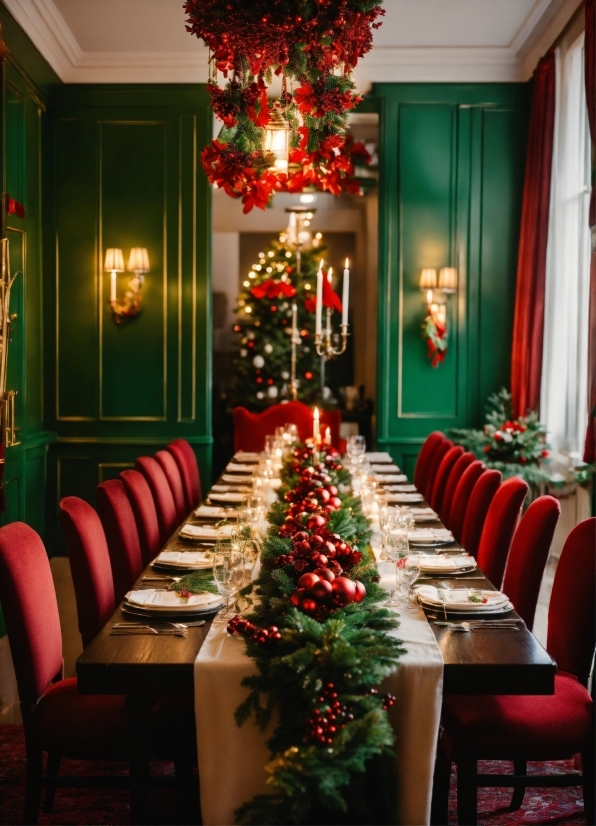 Furniture, Decoration, Chair, Table, Christmas Ornament, Christmas Tree