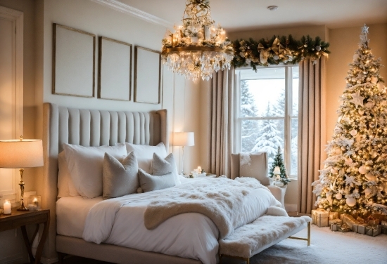 Furniture, Decoration, Christmas Tree, Comfort, Wood, Lighting