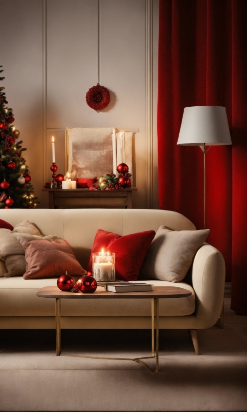 Furniture, Light, Comfort, Christmas Tree, Lighting, Wood