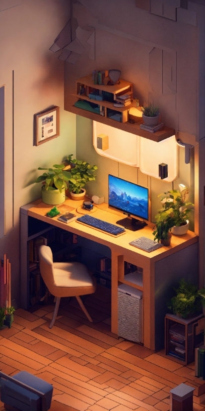 Furniture, Personal Computer, Property, Computer, Table, Computer Desk
