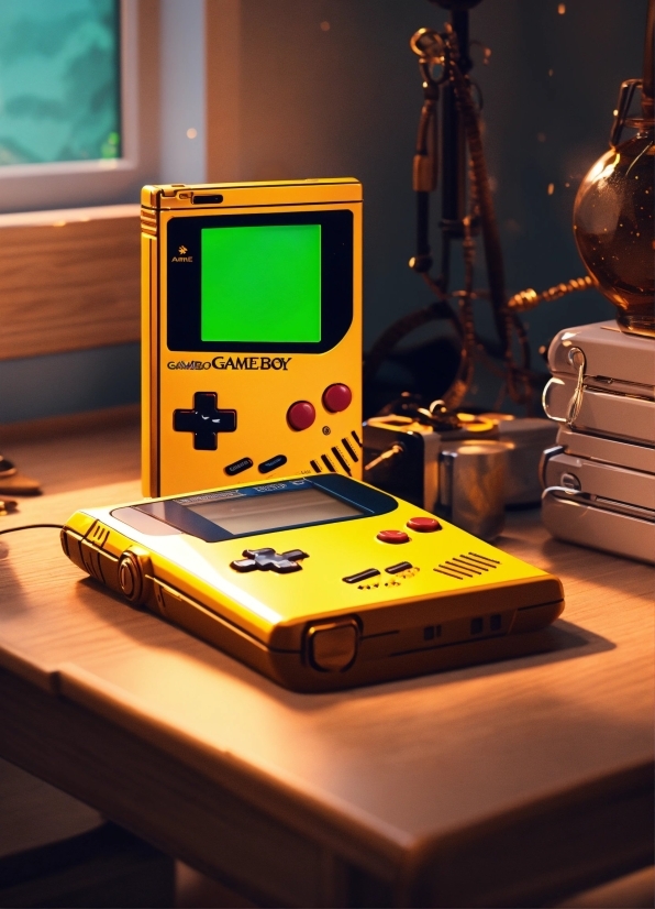 Game Boy, Gadget, Table, Electronic Instrument, Entertainment, Game Boy Console