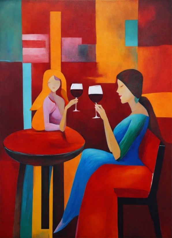 Glass Wall Art, Paint, Orange, Art, Gesture, Painting