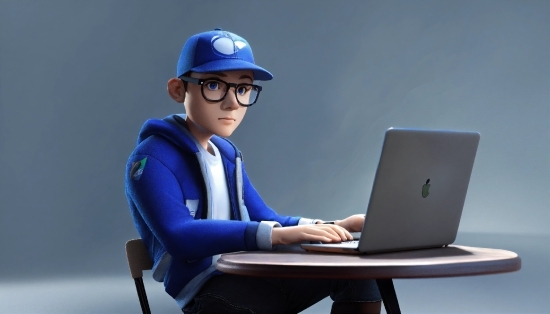 Glasses, Computer, Laptop, Personal Computer, Arm, Netbook
