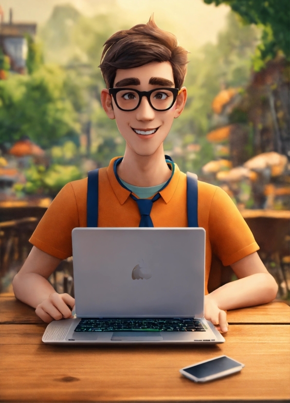 Glasses, Computer, Smile, Personal Computer, Laptop, Netbook