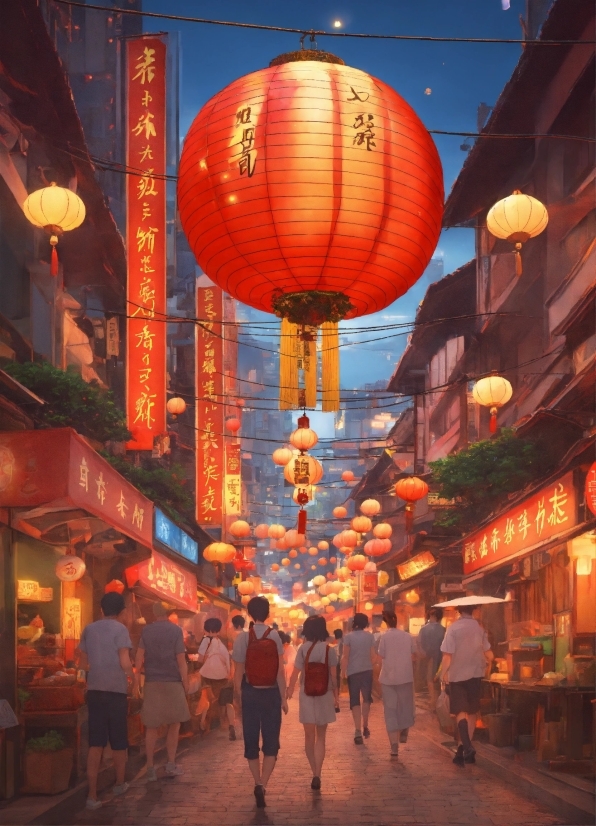 Graphic Design Software App, Photograph, Light, Lantern, Orange, Infrastructure