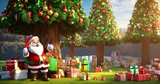 Green, Christmas Ornament, Christmas Tree, Lighting, Toy, Christmas Decoration