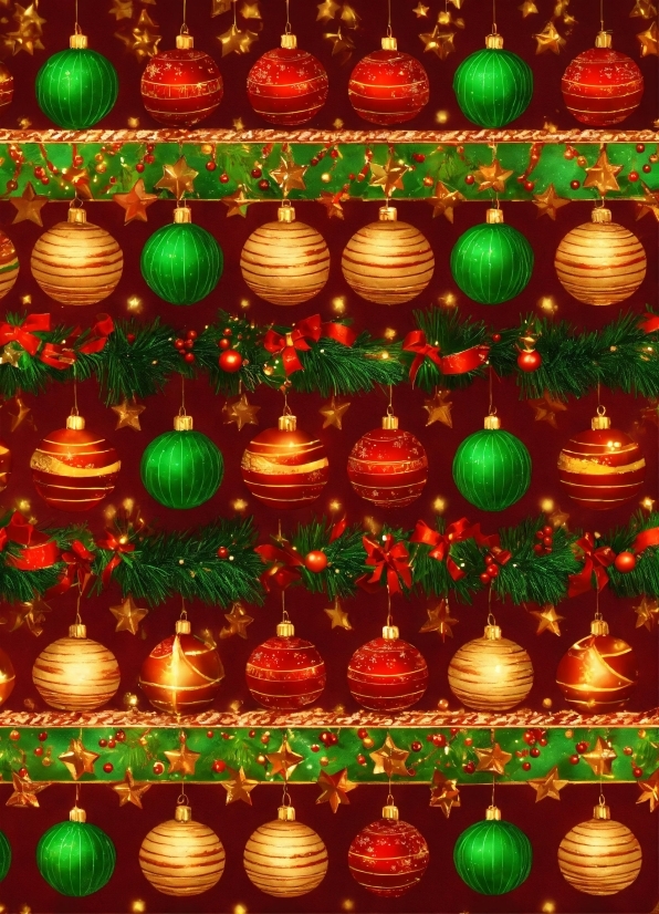 Green, Decoration, Light, Christmas Ornament, Orange, Amber