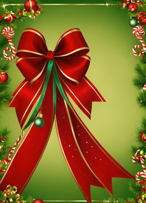 Green, Light, Celebrating, Christmas Ornament, Decoration, Petal