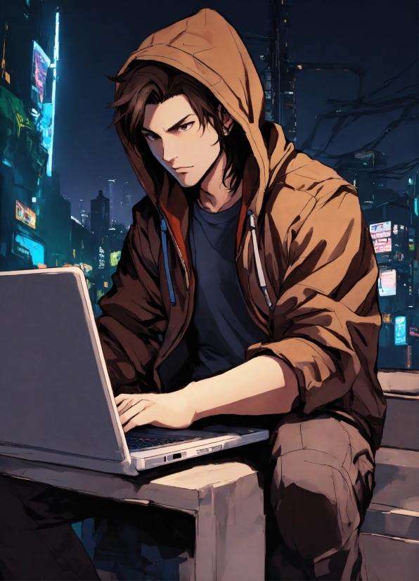 Hand, Hairstyle, Personal Computer, Computer, Human Body, Laptop