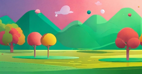 Hello Kitty Wallpaper, Ecoregion, Plant, Azure, Cloud, Natural Landscape