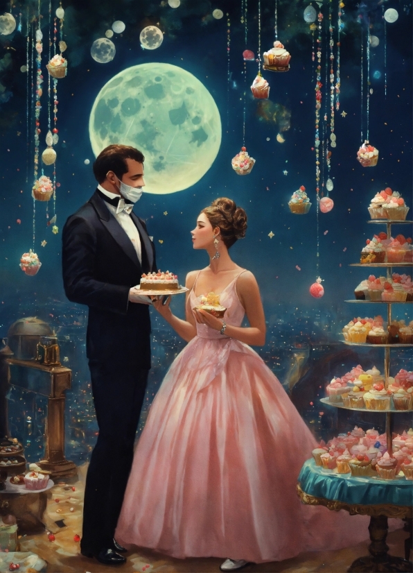 Https Vectr Com Design, Dress, Moon, Art, Happy, Bridal Clothing