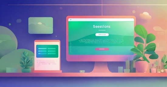I Stock Photo, Computer, Green, Personal Computer, Output Device, Gadget